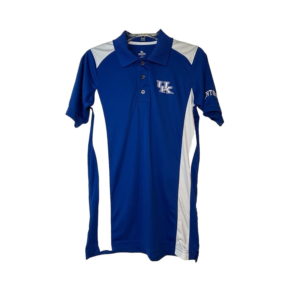 University Of Kentucky KA Knights Golf Polo Shirt Mens Small Blue‎ Short Sleeve